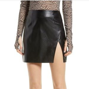 Lulu’s Vegan Leather Skirt
